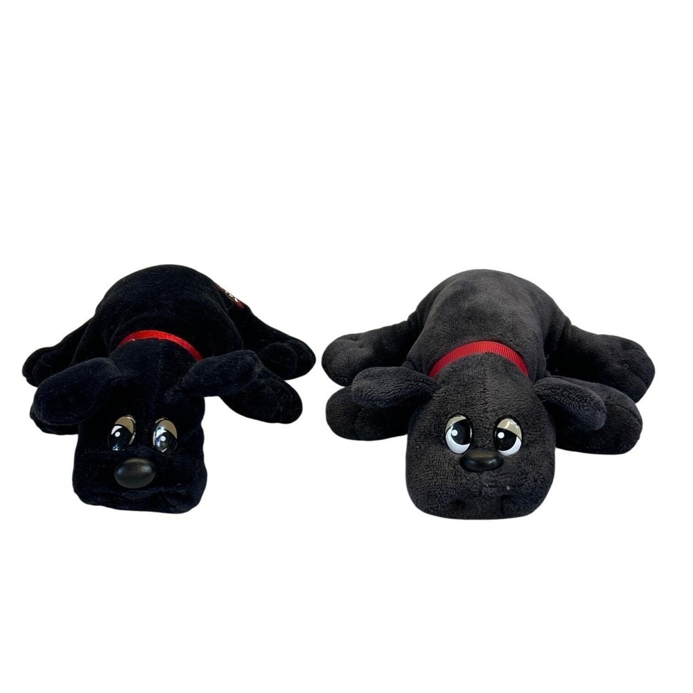 Vtg 1986 Tonka‎ 2019 Hasbro Mini Pound Puppies Plush Toys Grey Black Lot